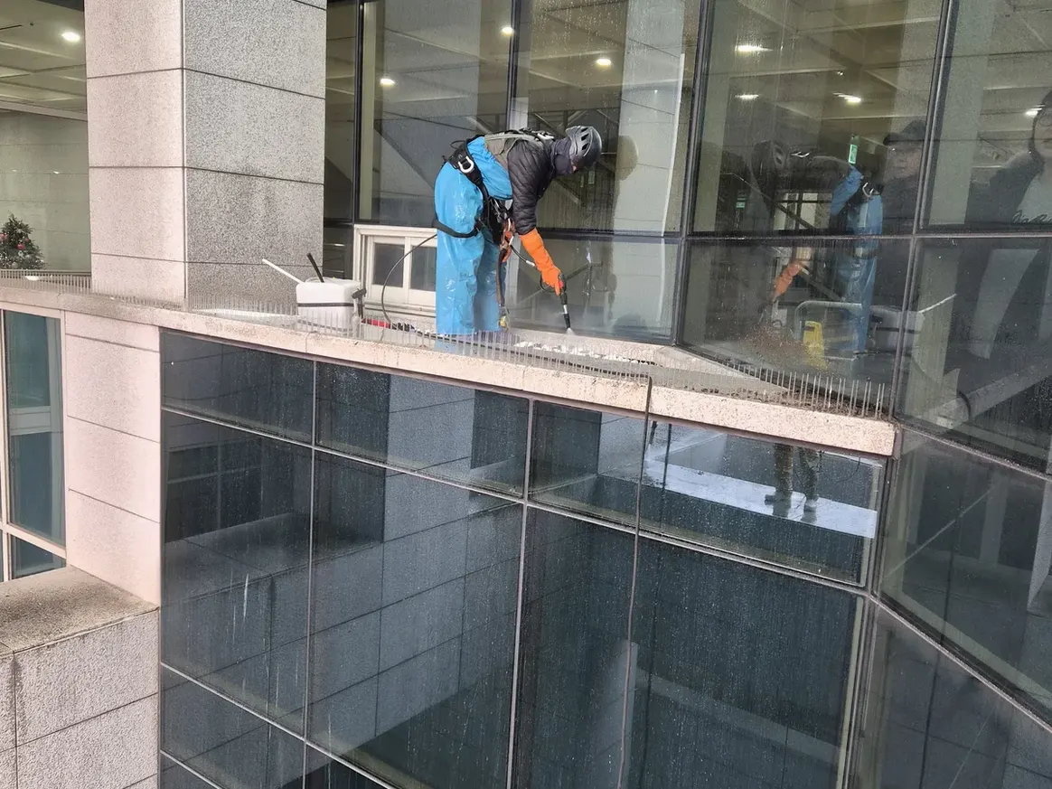 동구 각산동 건물 복도·대기 동선 야간 위생청소 사례 - 행진크린