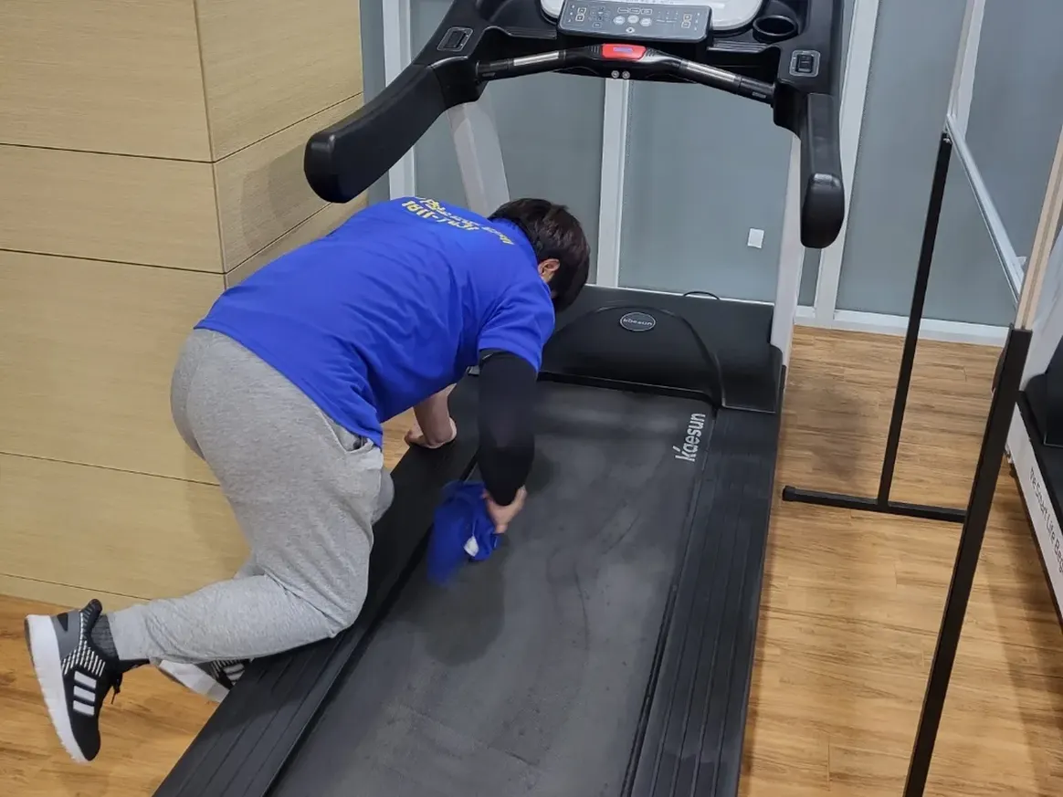 동구 미대동 피트니스 라커 검사실 위생청소 사례 - 행진크린