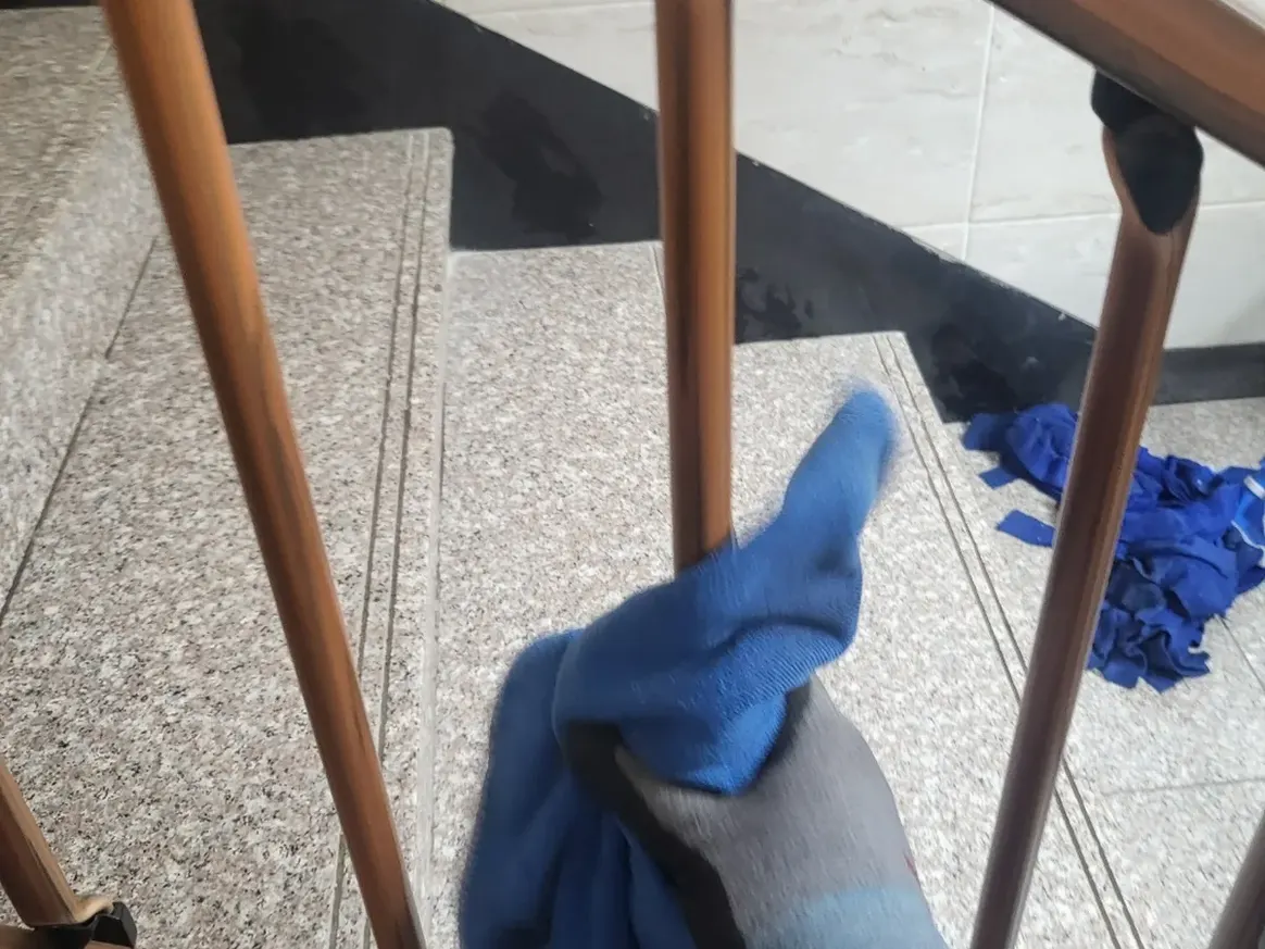 동구 신무동 건물 난간·손잡이 위생청소 사례 - 행진크린